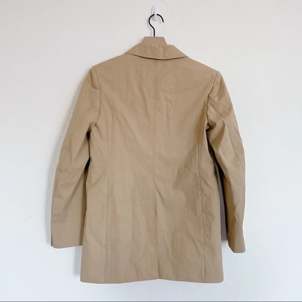 Low Classic Natural Curved Sleeve Cotton Blazer size Small
